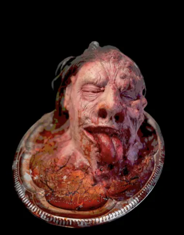 Realistic horror prop body or severed head by Scare Designz