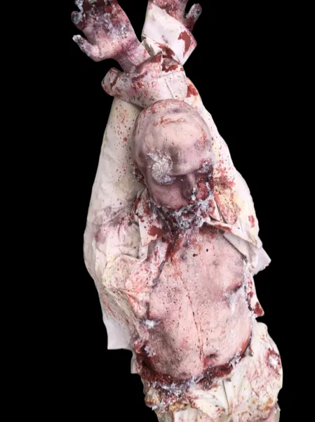 Realistic horror prop body or severed head by Scare Designz