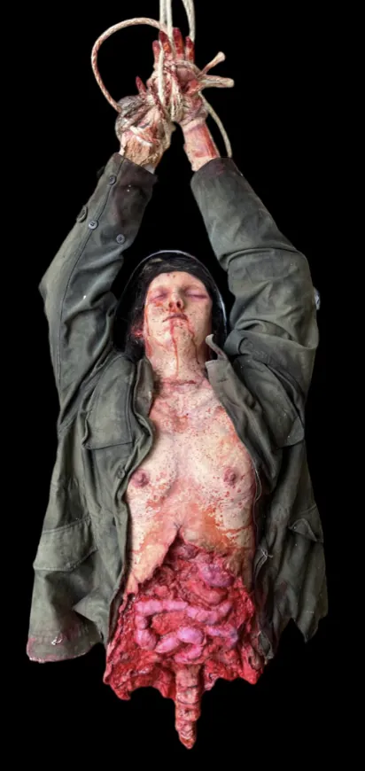 Realistic horror prop body or severed head by Scare Designz
