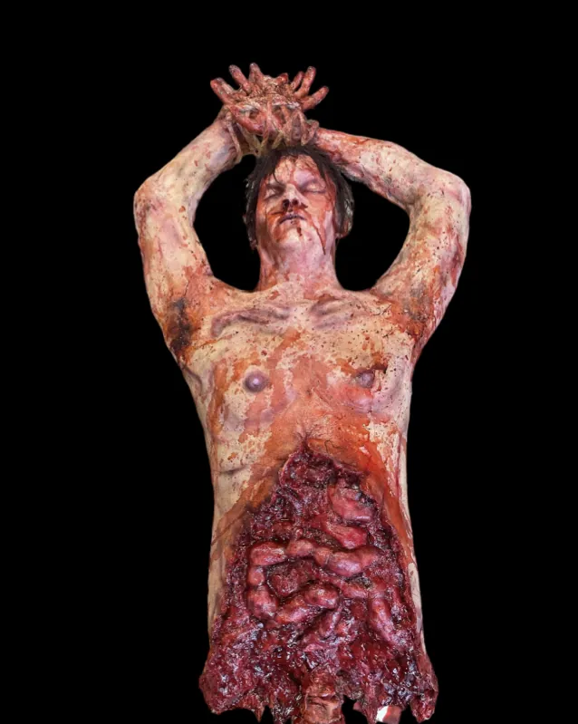 Realistic horror prop body or severed head by Scare Designz