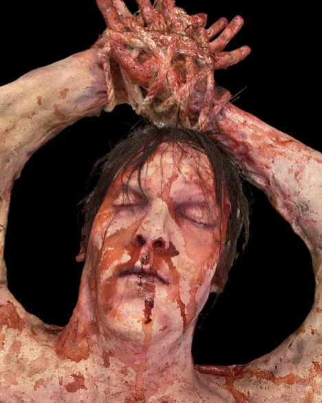 Realistic horror prop body or severed head by Scare Designz