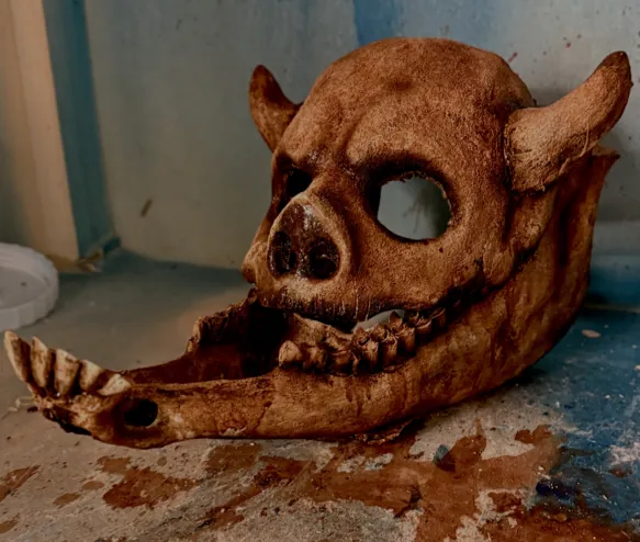 Custom horror mask by Scare Designz