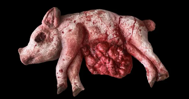 Realistic horror prop body or severed head by Scare Designz