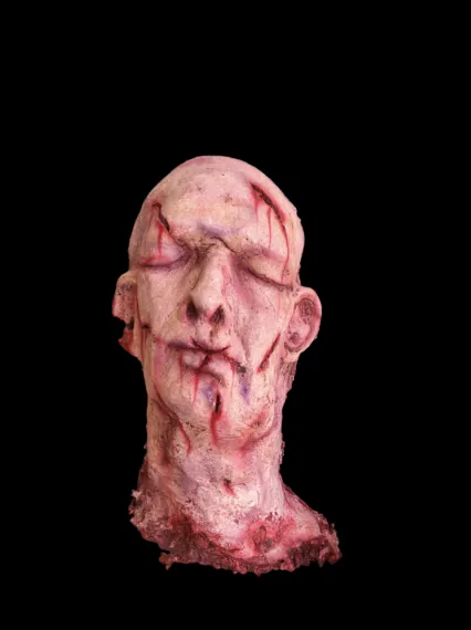 Realistic horror prop body or severed head by Scare Designz