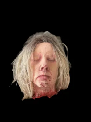 Realistic horror prop body or severed head by Scare Designz