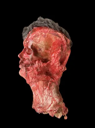 Realistic horror prop body or severed head by Scare Designz
